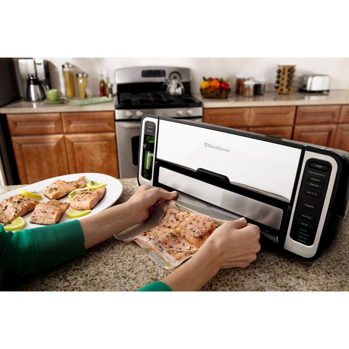 2-in-1 Automatic Vacuum Sealing System J96745