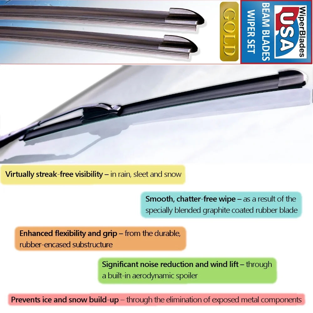 Set of 2 Beam Wiper Blades W9476