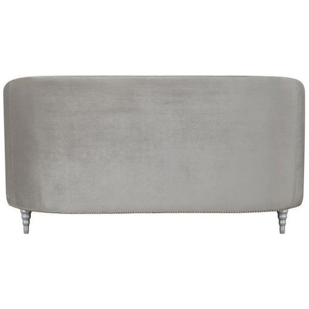 Grey Tufted Loveseat N381