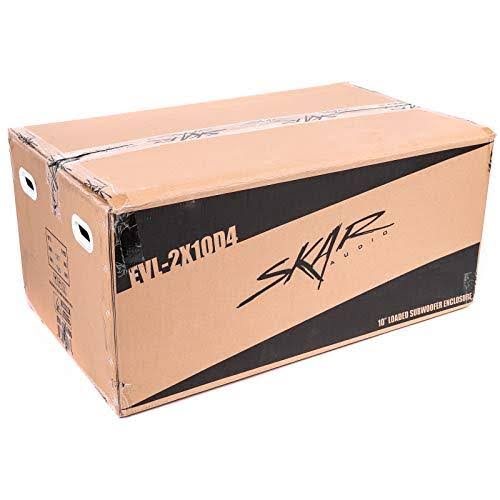 Dual 10 inch 4,000 Watt Vented Subwoofer Enclosure with Black Carpet Z845471