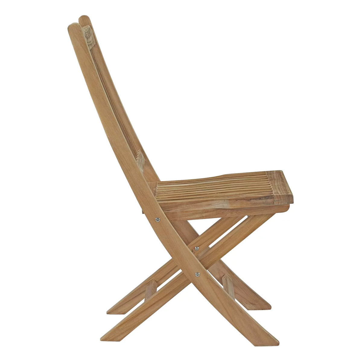 Natural Teak Folding Chair Y604848