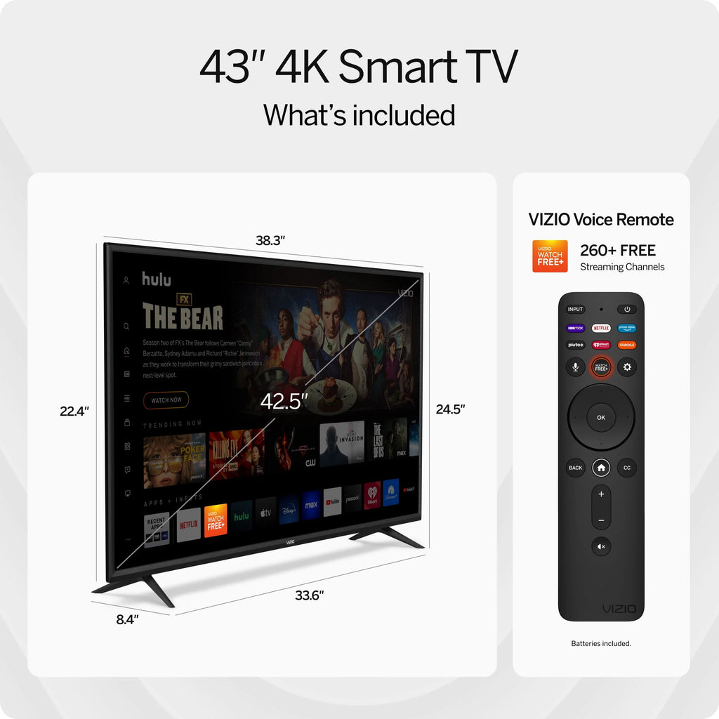 43 Class 4K UHD LED Smart TV X8698