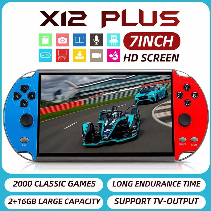 16GB Retro Handheld Games Player 7 Inch Video Game Console K60377