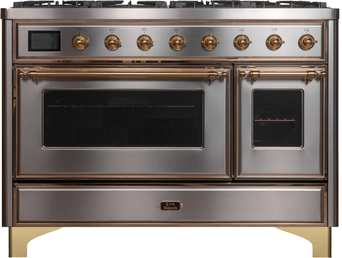 48 Dual Fuel Natural Gas Range Stainless Steel L11044