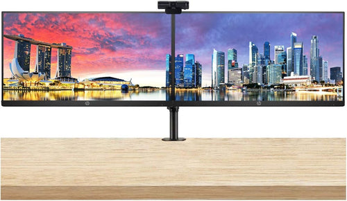 21.5 Inch FHD IPS Anti-Glare Monitor 2-Pack Bundle with Webcam and Dual Monitor Stand H247