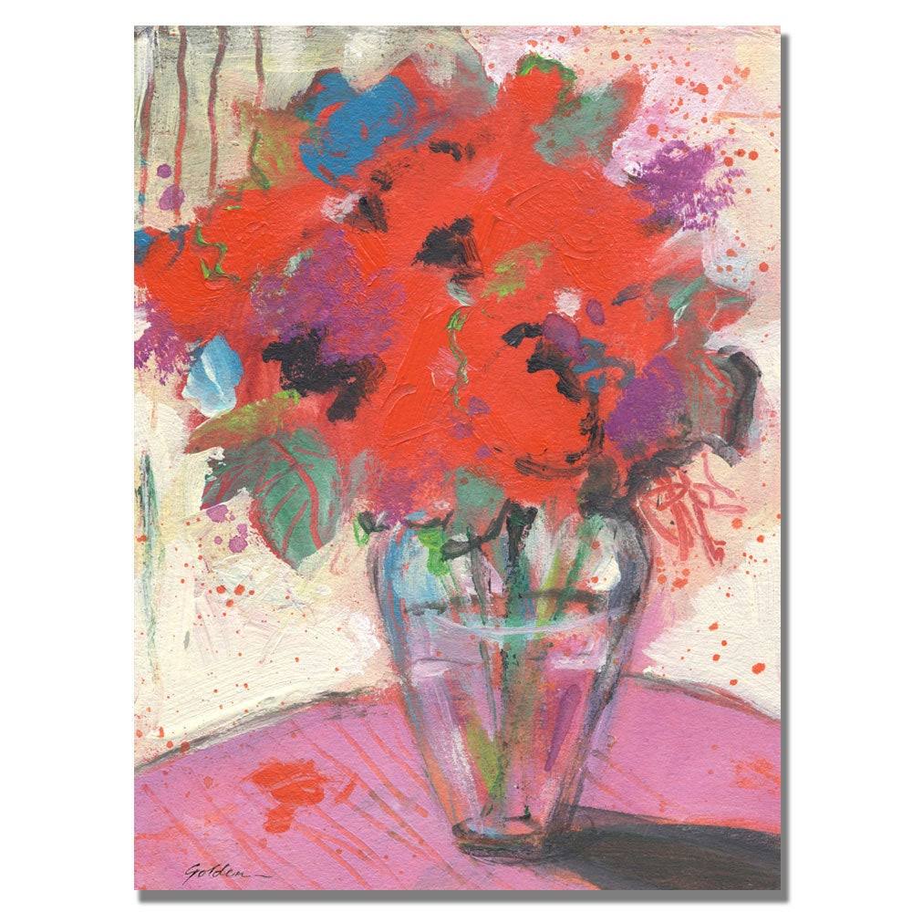 Scarlet Bouquet Canvas Art R976