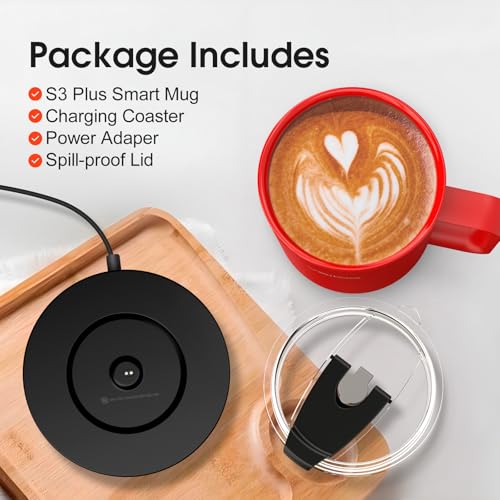 14oz Temperature Control Smart Heated Coffee Mug with Warmer N8283
