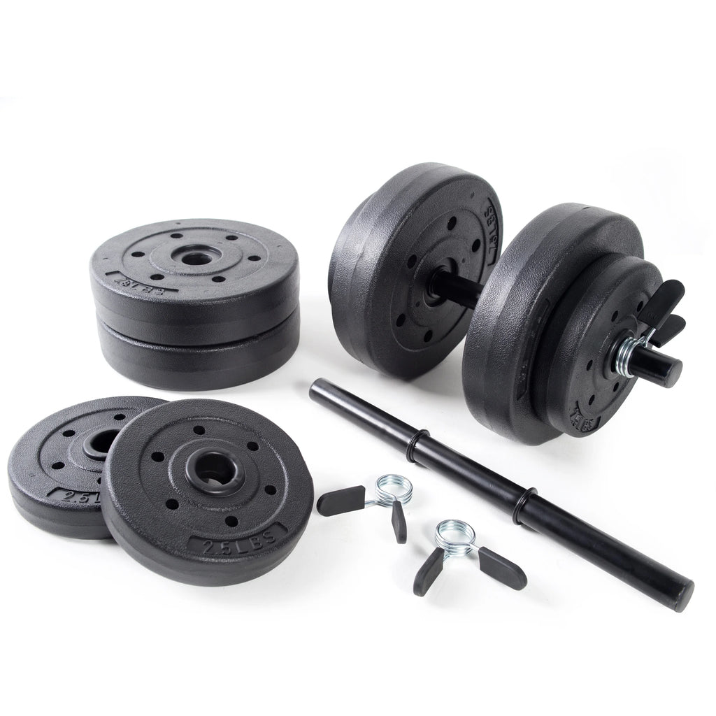 40lb Adjustable Vinyl Dumbbell Set S1852