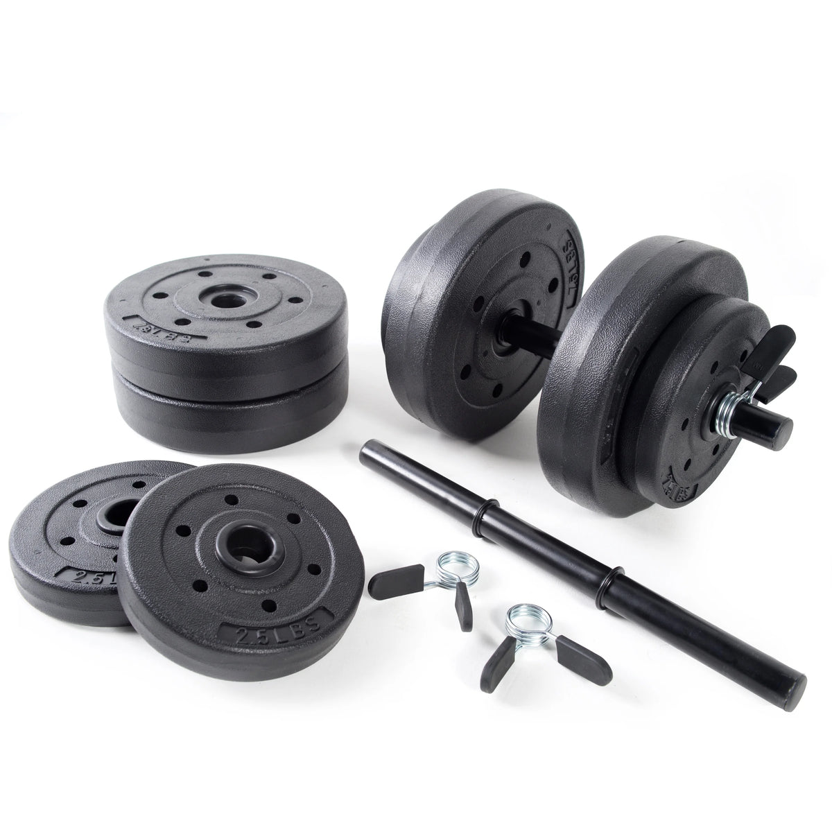 40lb Adjustable Vinyl Dumbbell Set S1852