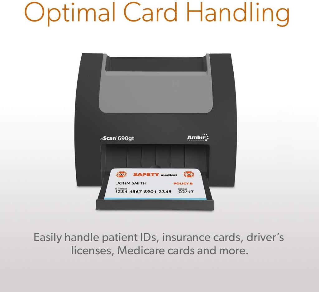 High-Speed Vertical Card Scanner for Windows PC Q6779