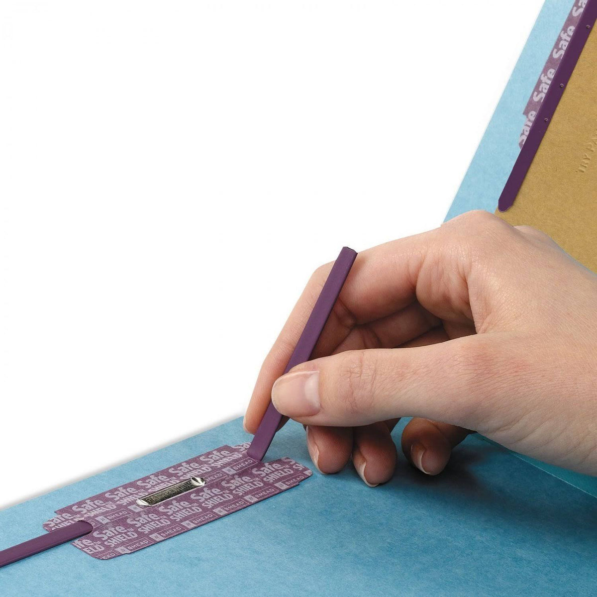 Dark Blue Letter 6-Section Pressboard Classification Folders S771