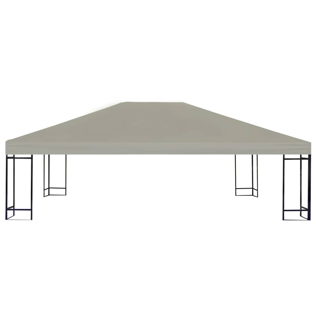 Beige 10 x 13 ft Waterproof Gazebo Replacement Canopy Cover F466879