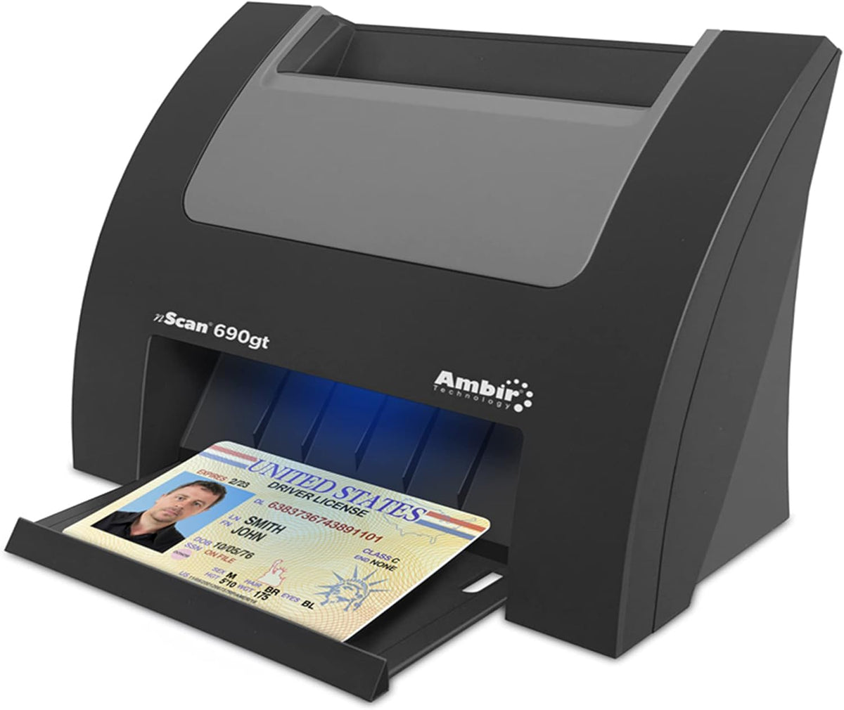 High-Speed Vertical Card Scanner for Windows PC Q6779