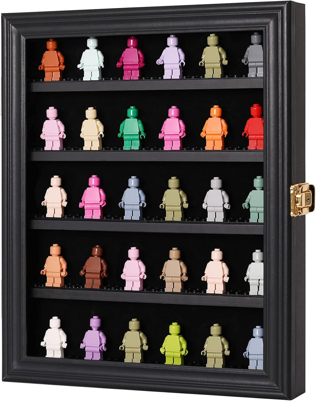 Black Wall Mount Display Case for Collectibles, Pack of 2 O2364