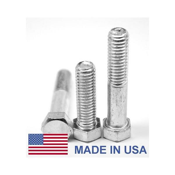 1in 14 x 2 75 in ft UNS Threaded Grade 8 Hex Cap Screw Yellow Zinc Plated 5 Piece U432177