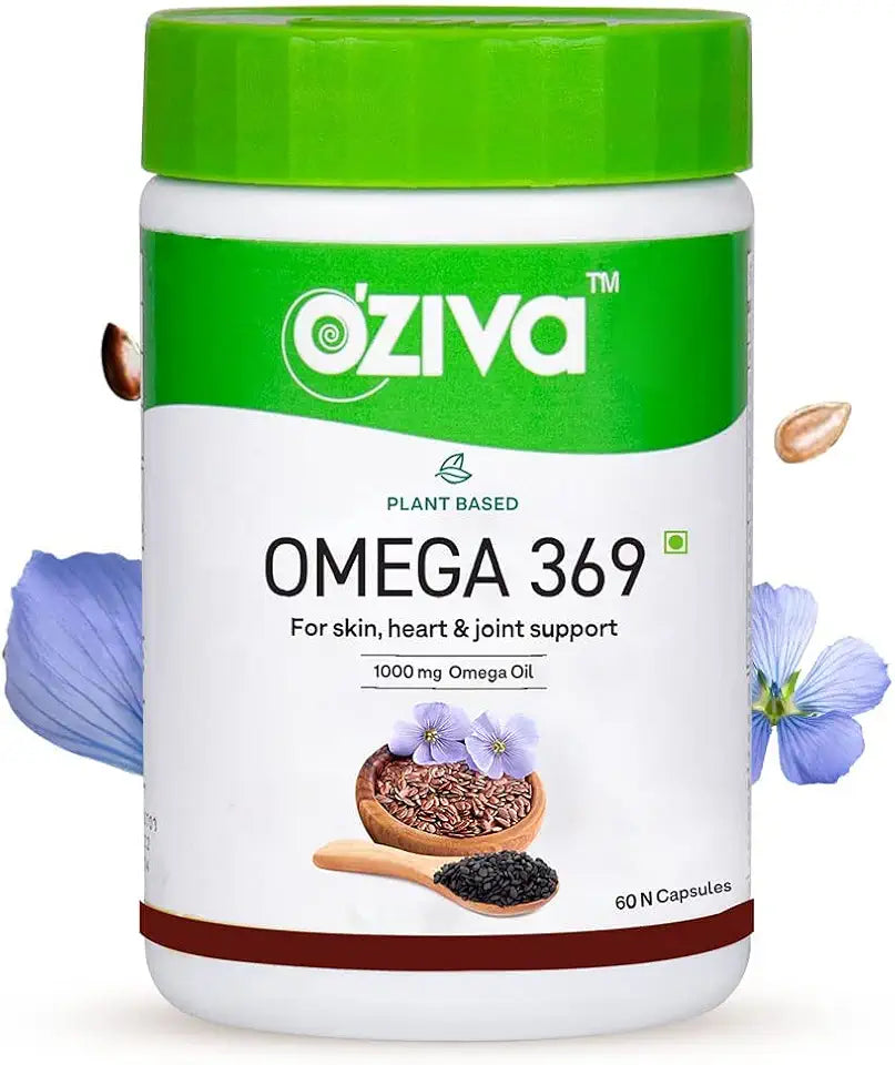 Plant Based Omega 3 6 9 Multivitamin Supplement 60 Capsules P52155