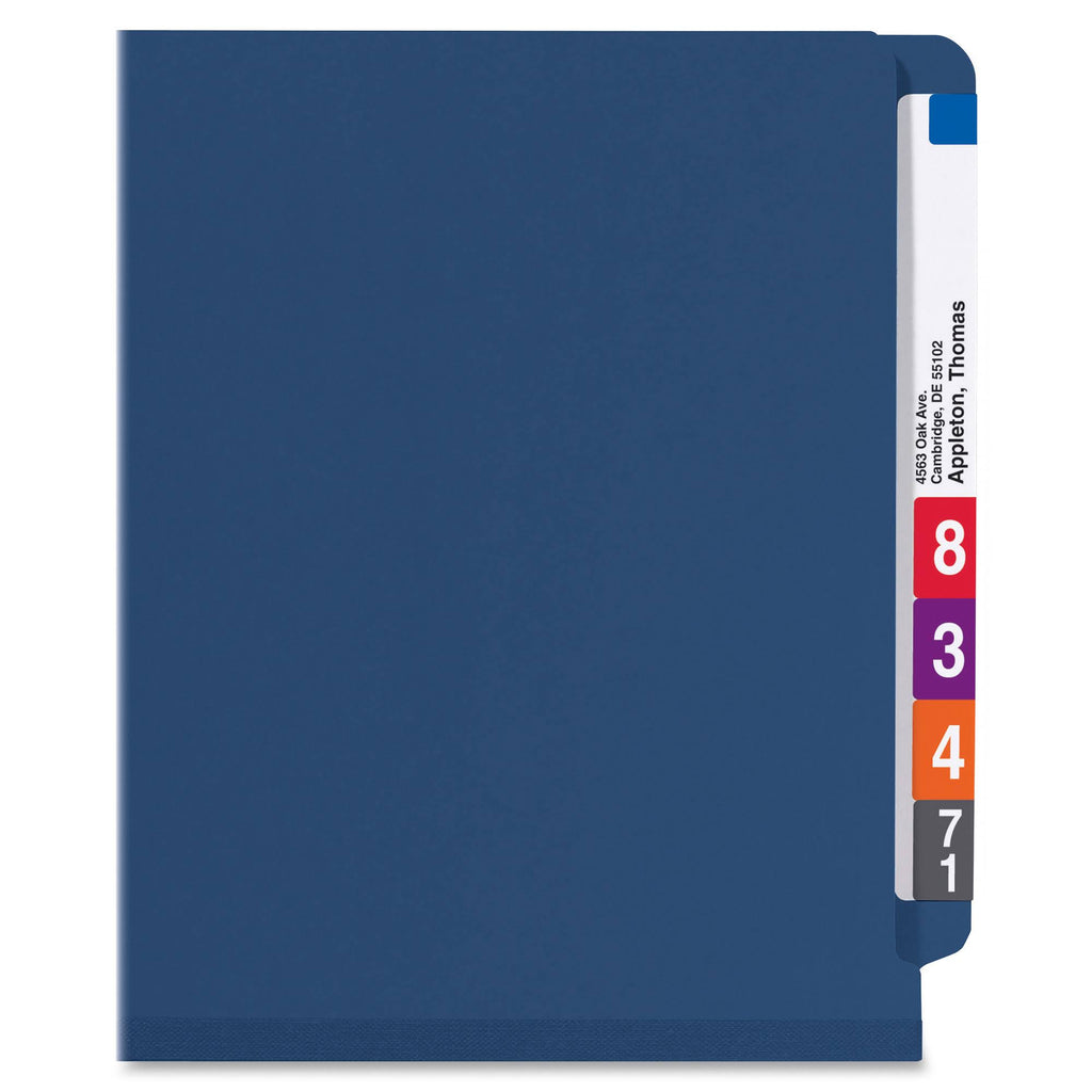 Dark Blue Letter 6-Section Pressboard Classification Folders S771