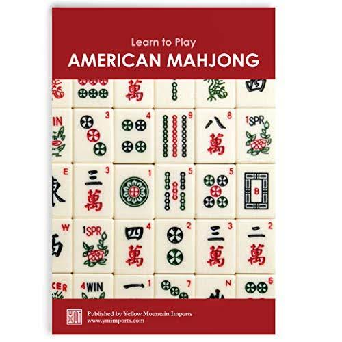 American Mahjong Set with 166 Tiles, Soft Case, Racks with Pushers, and Accessories D208242