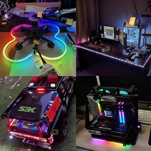 Ultra-Thin 5mm USB LED Light Strip with APP Control 160LEDs 4.92ft E9953