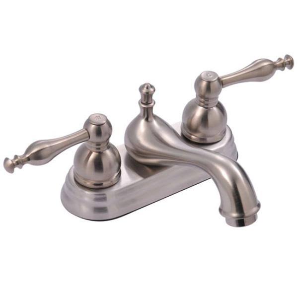 Chrome Two-Handle Centerset Lavatory Faucet with Pop-Up D823819
