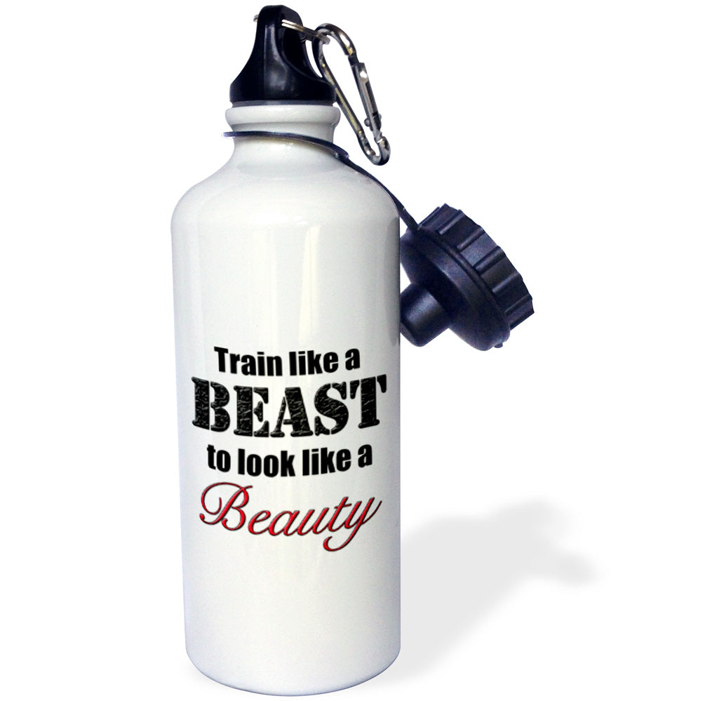 Red Sports Water Bottle, 21oz Y88725
