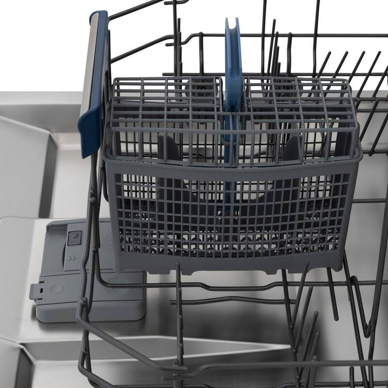 18 in. 8-Cycle Tall Tub Dishwasher with 3rd Rack in Black Stainless Steel C824784