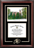 Satin Mahogany Diploma Frame with Lithograph F51626
