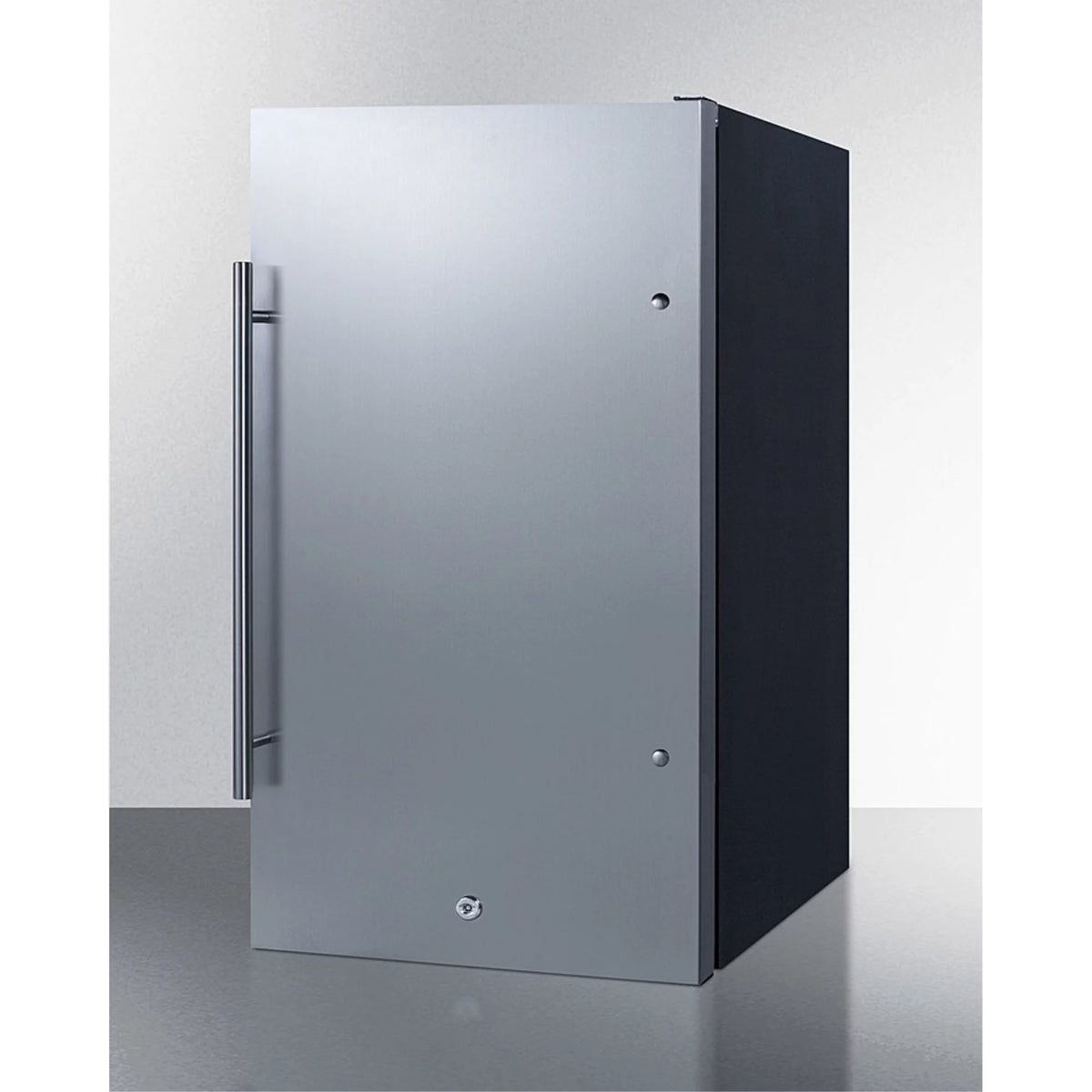 ADA Compliant 19" W All-Refrigerator with Stainless Steel Door and Lock O104315