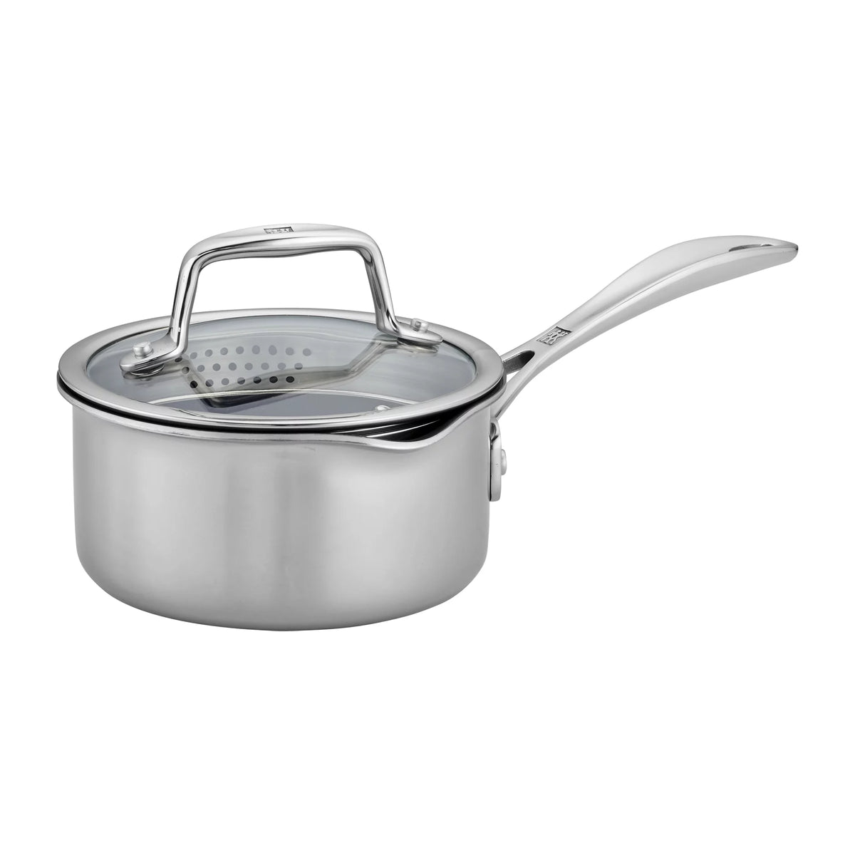 1-qt Stainless Steel Ceramic Nonstick Saucepan C8349