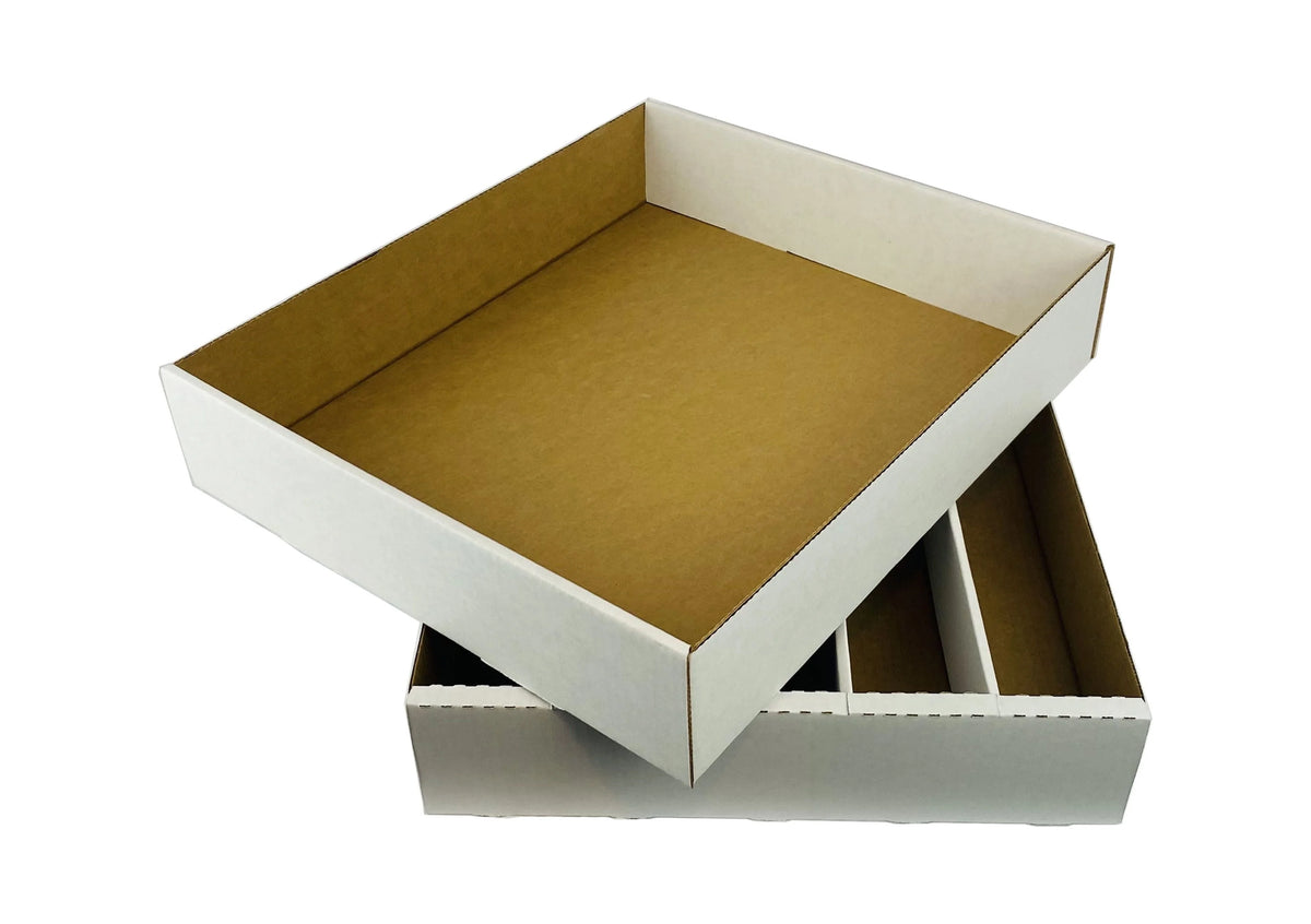 25 - 5000ct 5-Row Cardboard Trading Card Storage Boxes T675