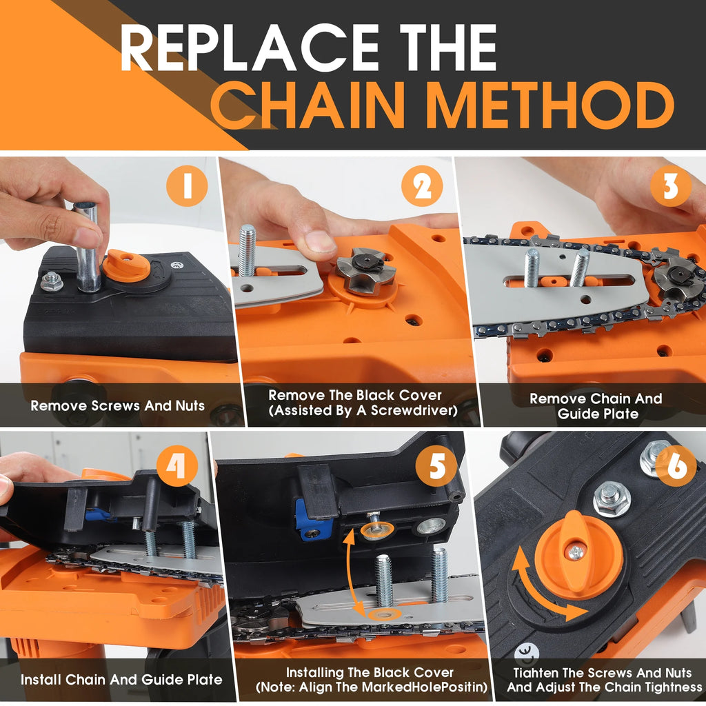 12 inch Cordless Electric Chainsaw with 2 Battery Q635323