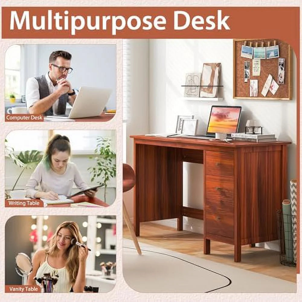 Black Desk with Drawers I947
