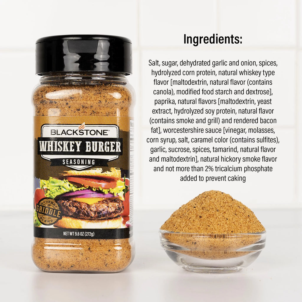 Whiskey Burger Seasoning, 9.6 oz Gluten-Free Z1566