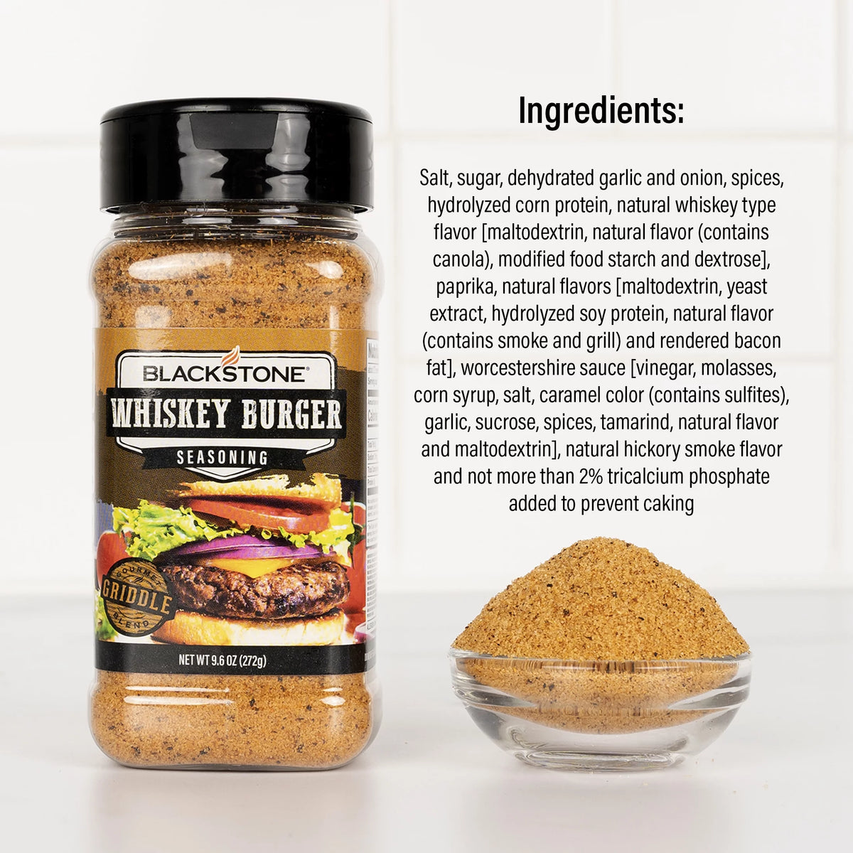 Whiskey Burger Seasoning, 9.6 oz Gluten-Free Z1566