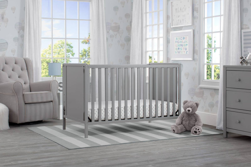 4-in-1 Convertible Crib, Grey X9130