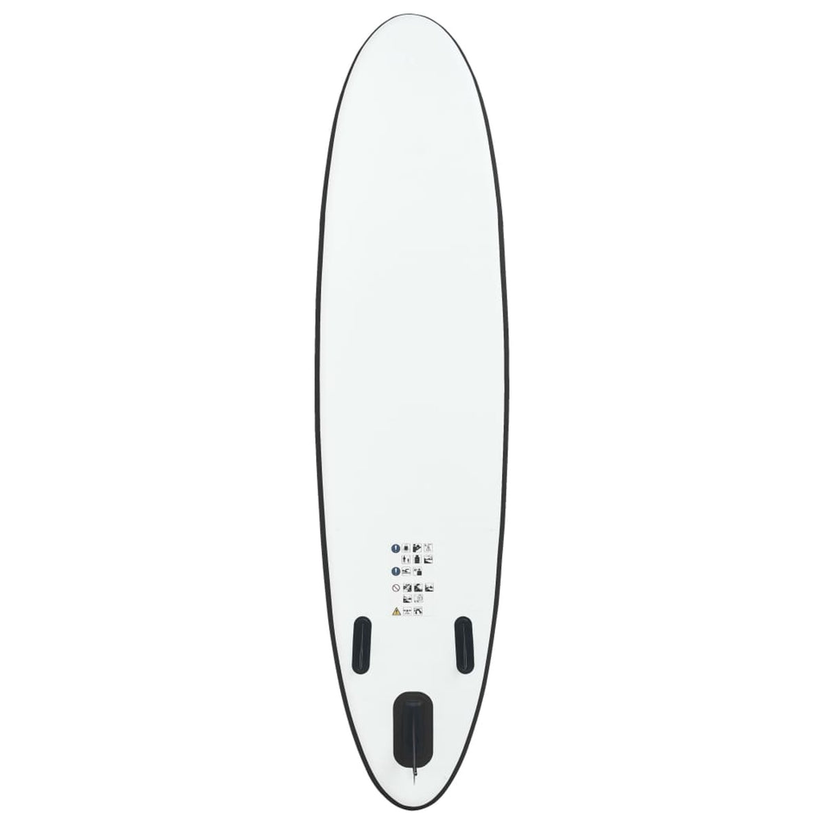 Inflatable Paddleboard Set Black and White M244682