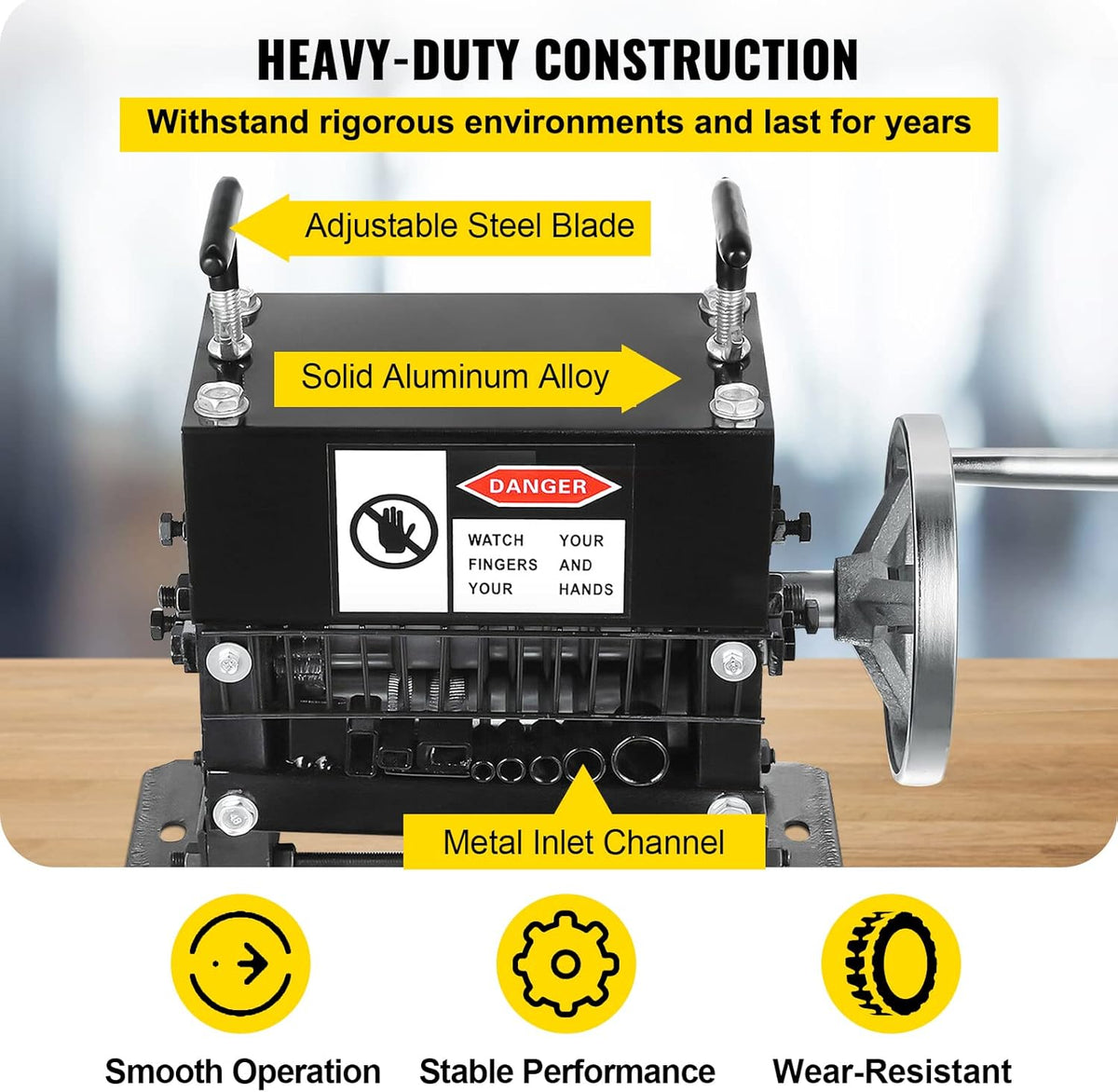 1.5-20mm 7 Channels Manual Hand Cranked Wire Stripping Machine X954169