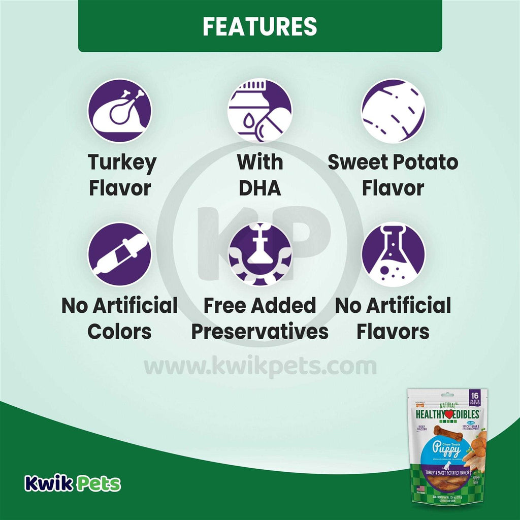 Turkey Sweet Potato Puppy Chew Treats U312