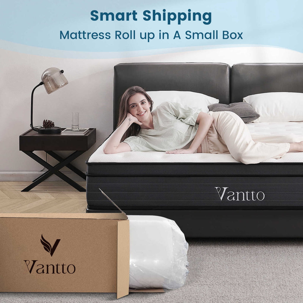 Twin 10 Inch Memory Foam Hybrid Mattress with Pocket Springs K6320