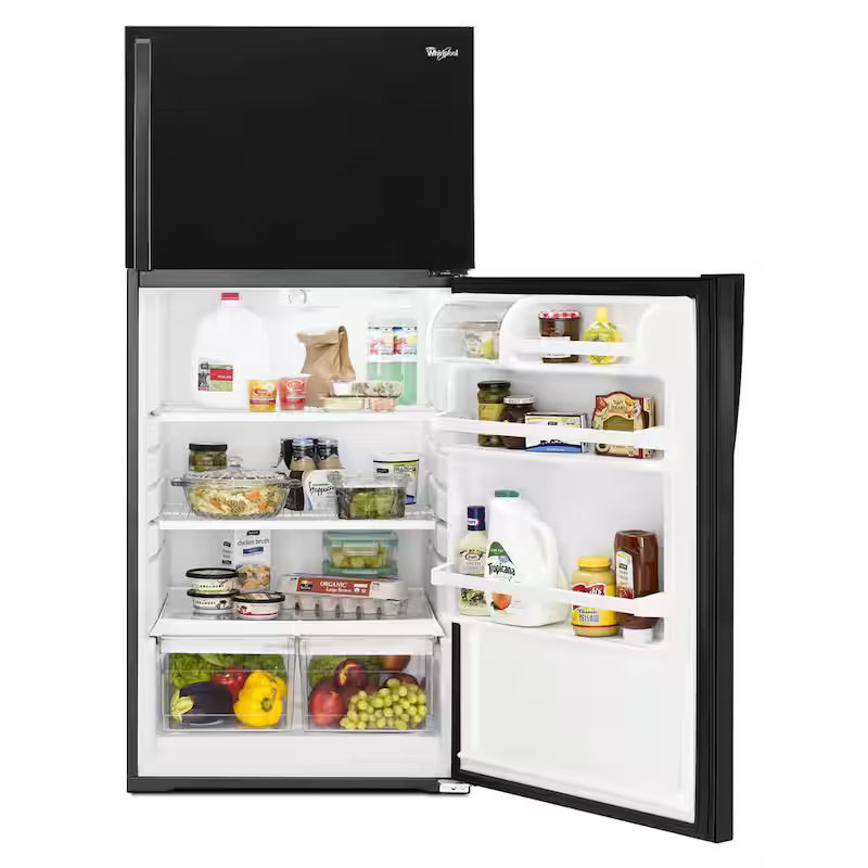 Top Freezer Refrigerator in Black X486080
