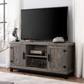 60 Inch Wood TV Stand with 6 Storages D956475