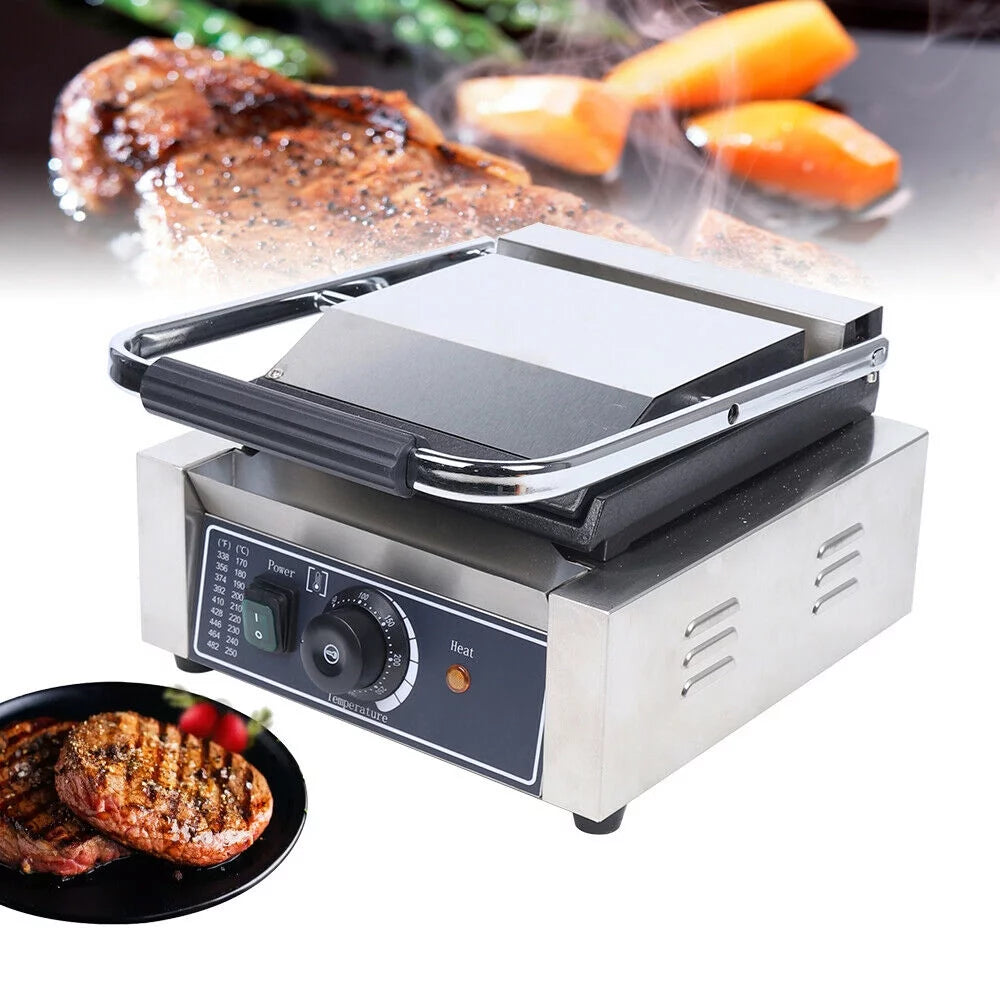 1.8KW Single Panini Press Sandwich Maker J522