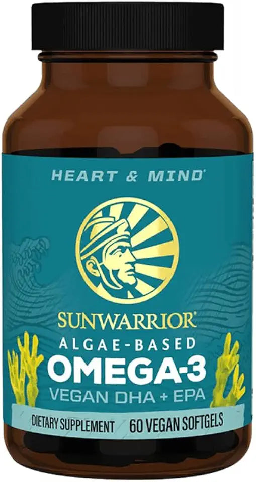 Vegan Omega 3 DHA & EPA Algal Oil Supplement 60 Count H351821