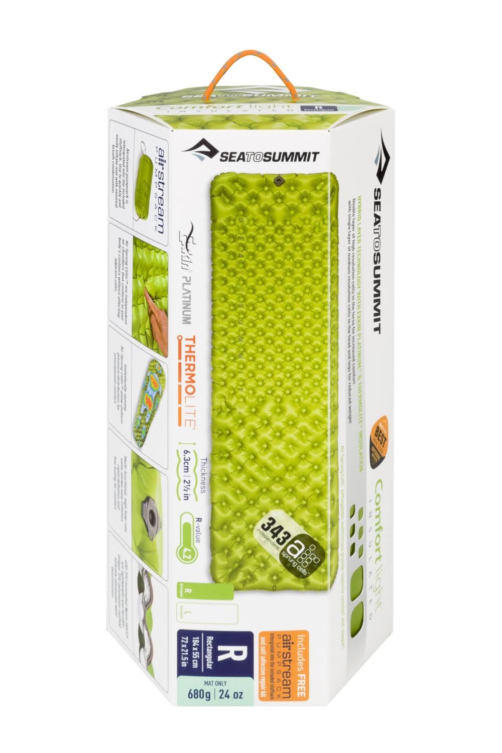 Comfort Light Insulated Sleeping Pad, Green, Small A23710