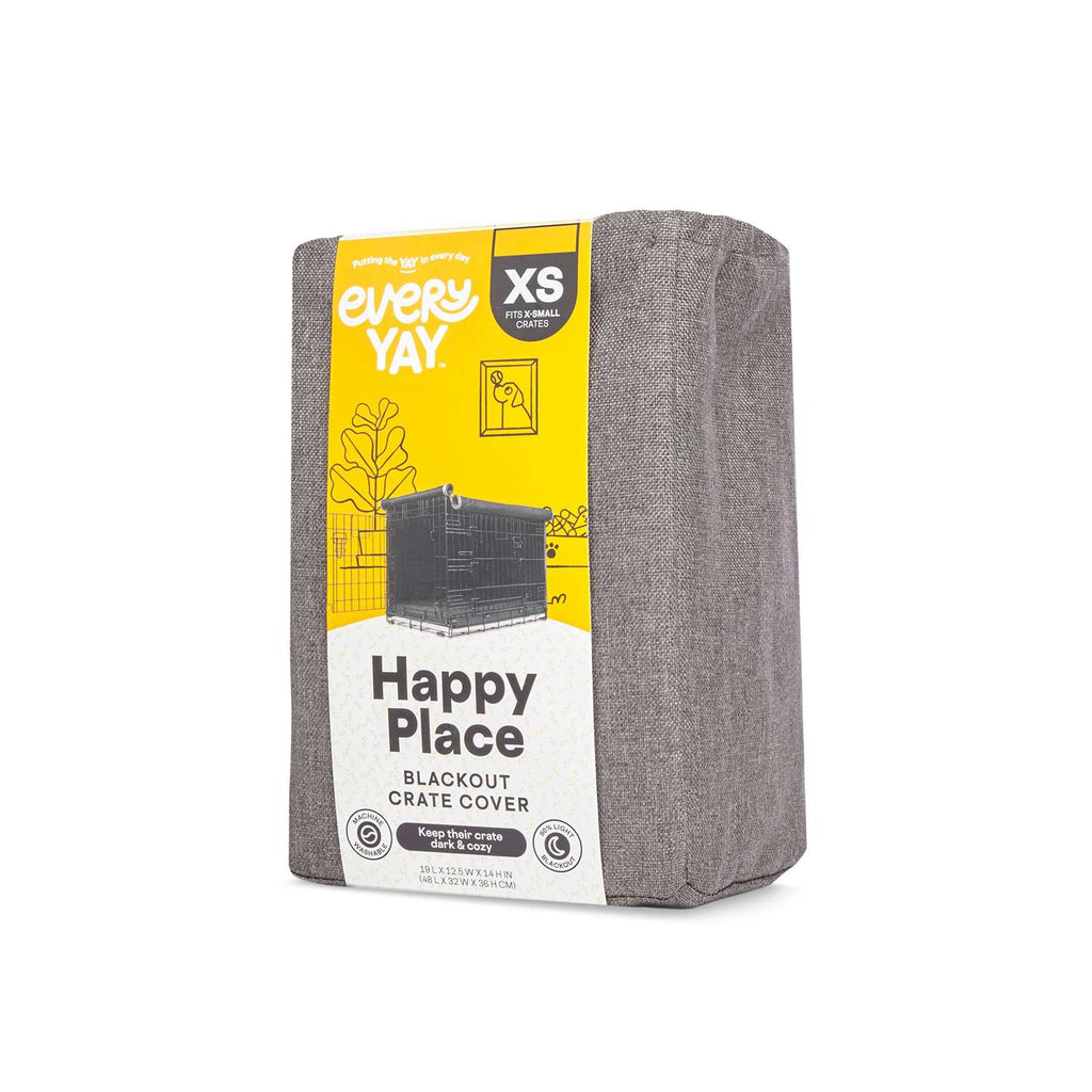 Grey Dog Crate Cover W3758
