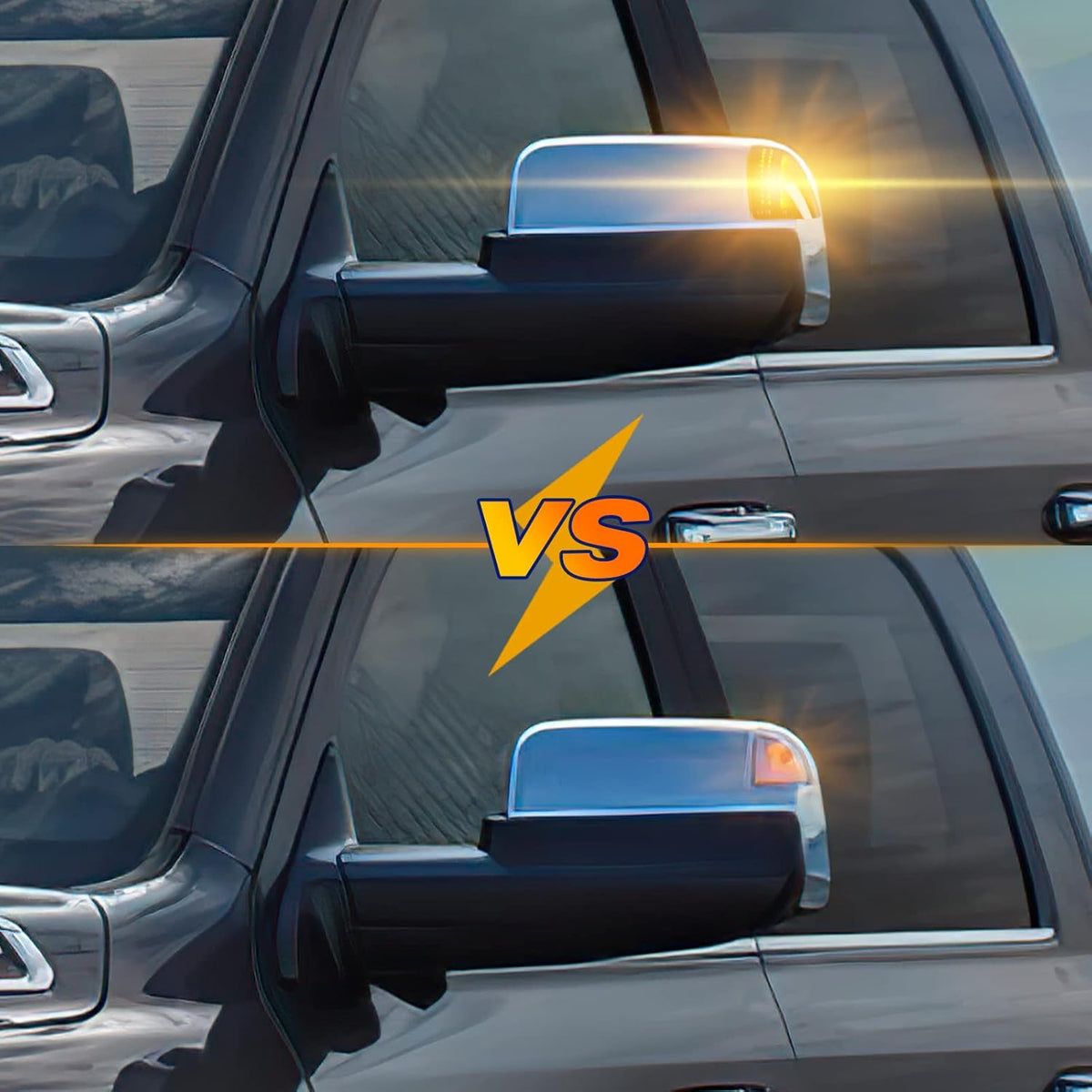 54 LED Sequential Amber Side Mirror Turn Signal Light, 2 Pack U721010