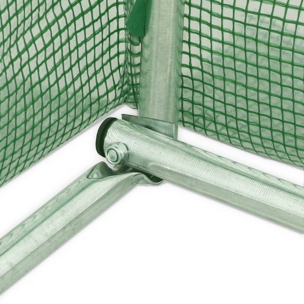 Outdoors Tent Supplies 387.5 Ft² With Windows Door Steel Heavy Duty O555