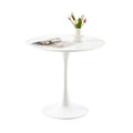 Round White Dining Table for 4 I5535