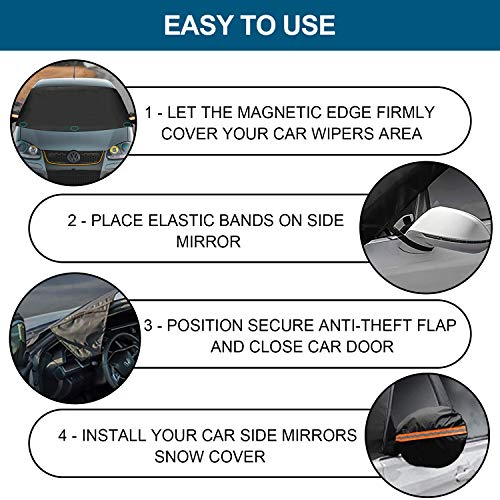 Magnetic Windshield Snow Ice Cover H5104