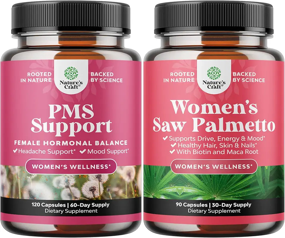 Advanced PMS Support Supplement and Saw Palmetto for Women R2663